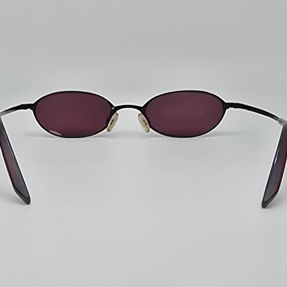 Anne Klein AK7502 703 Deep Purple Frame Deep Purple Lens Sunglasses w/ Case 49mm - Picture 5 of 16